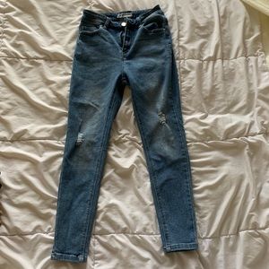 HighWaisted Denim Jeans